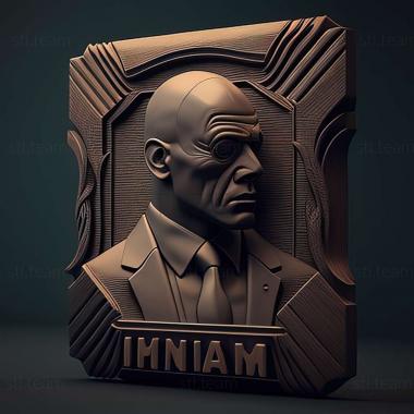 3D model Hitman 2 game (STL)